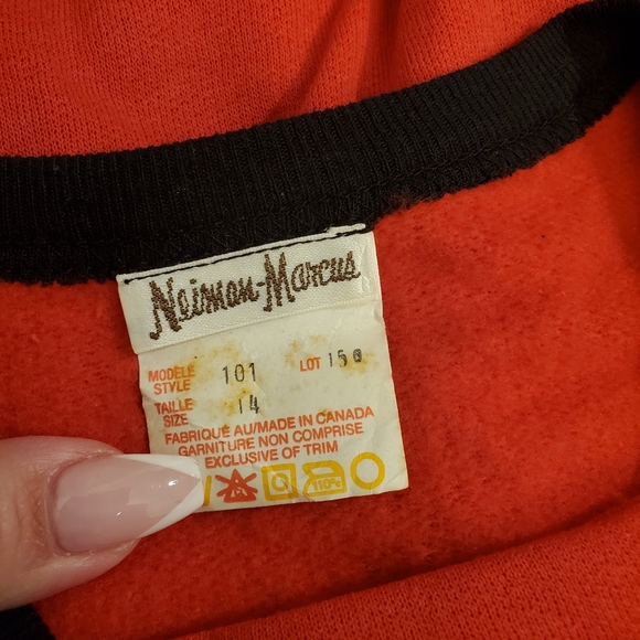Vintage Neiman-Marcus Red Top - Picture 8 of 11